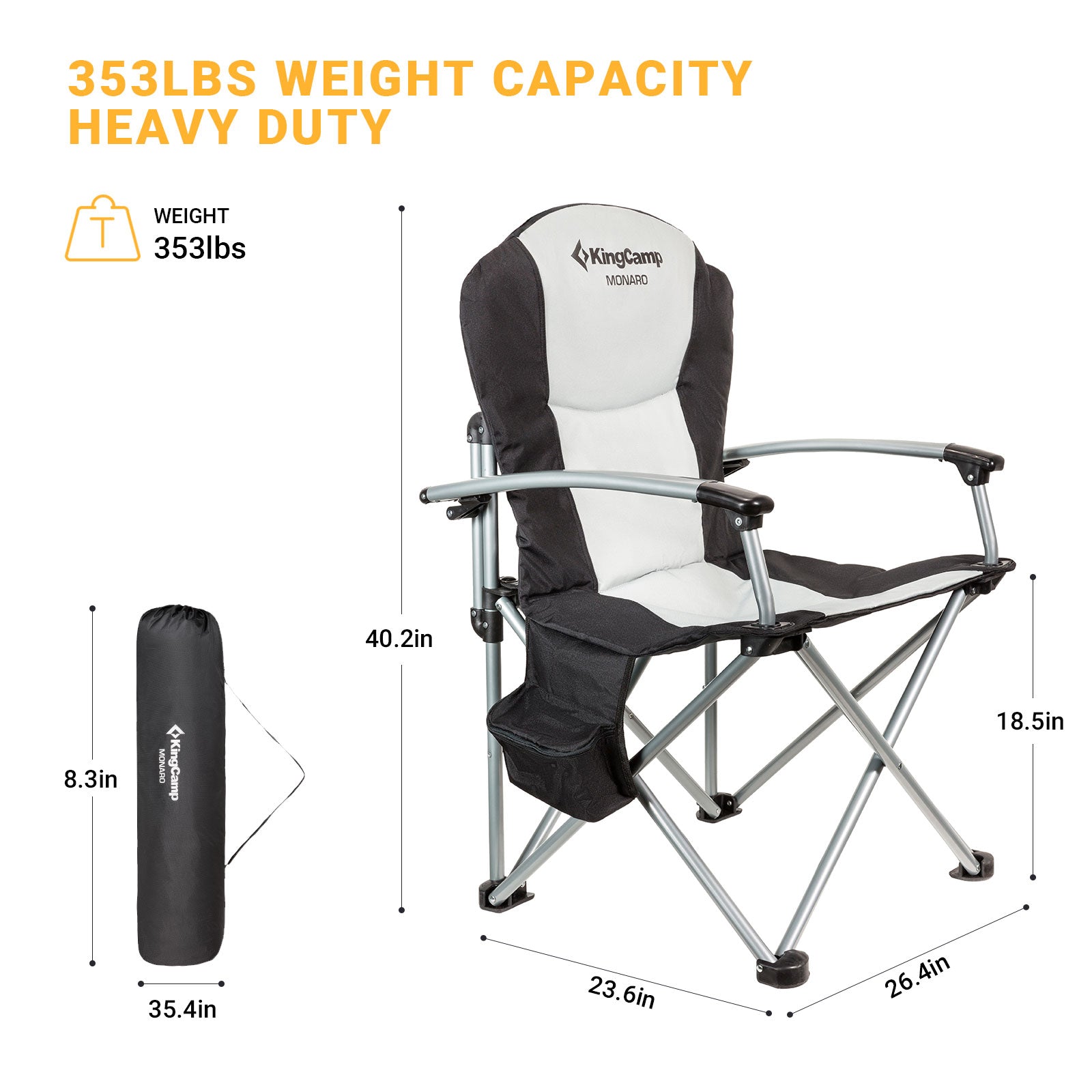 kingcamp-oversize-padded-heavy-duty-camping-chair image 4