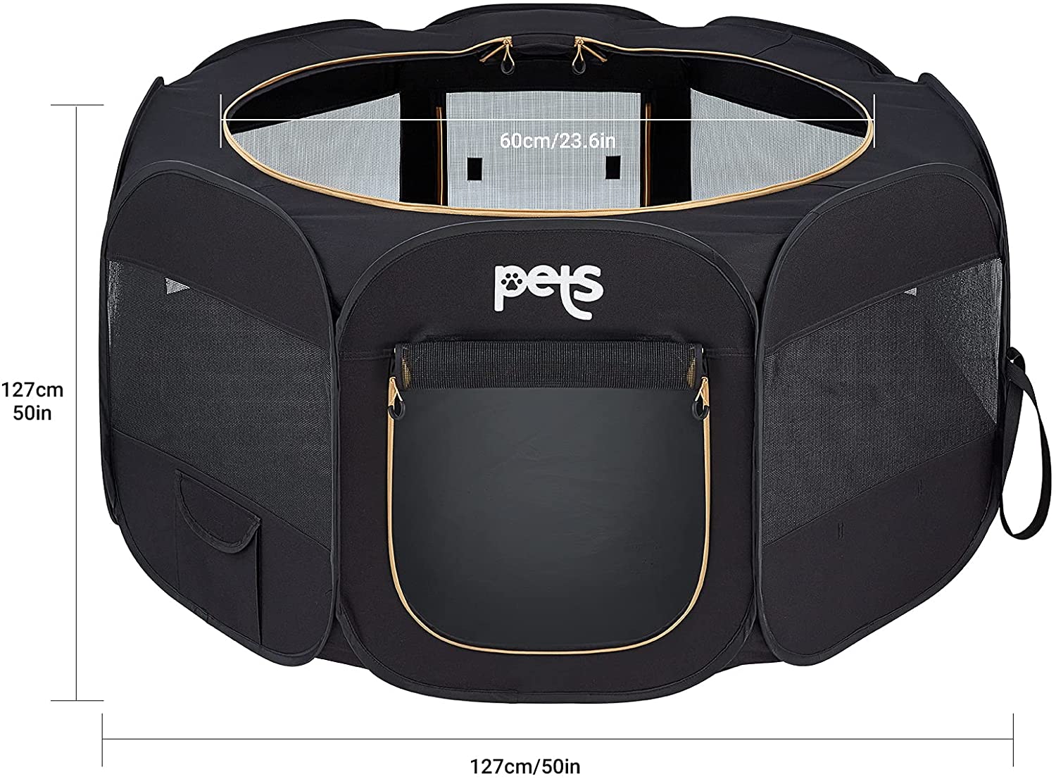 kingcamp-pets-portable-pet-playpen-folding-dog-kennel-tent image 2