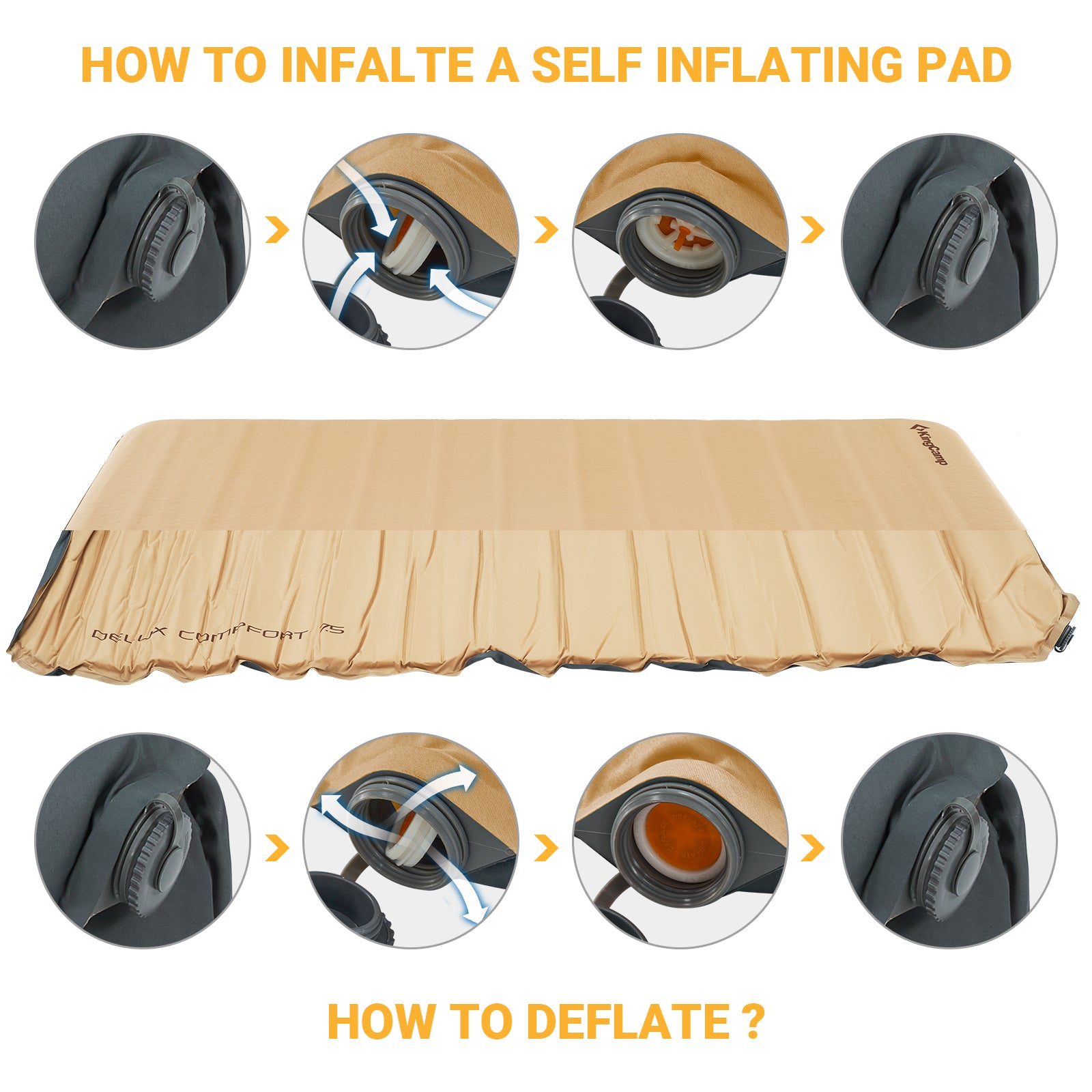 kingcamp-self-inflating-sleeping-pad-single-insulated-camping-mattress-with-foam image 8