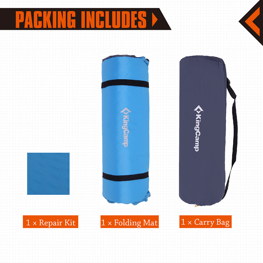 kingcamp-deluxe-series-single-self-inflating-wide-sleeping-pad image 6