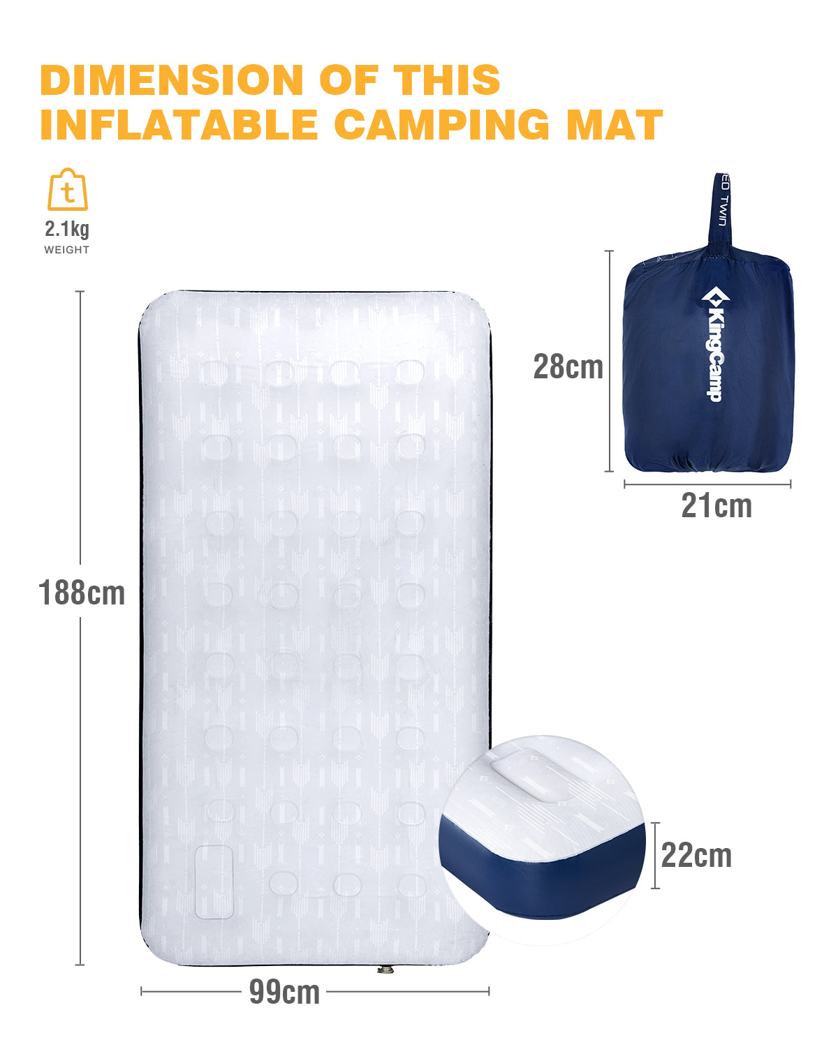 kingcamp-coil-beam-technology-sleeping-pad-insulated-camping-mattress-1-person image 2