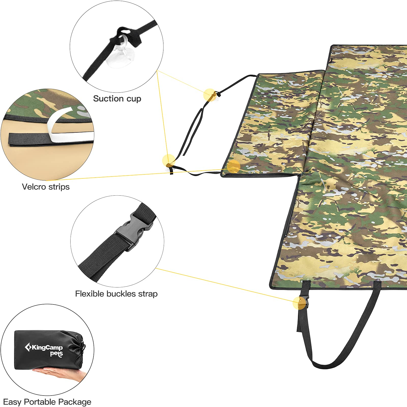 kingcamp-suv-cargo-liner-for-dogs-waterproof-car-trunk-mat-with-bumper-protectio image 3
