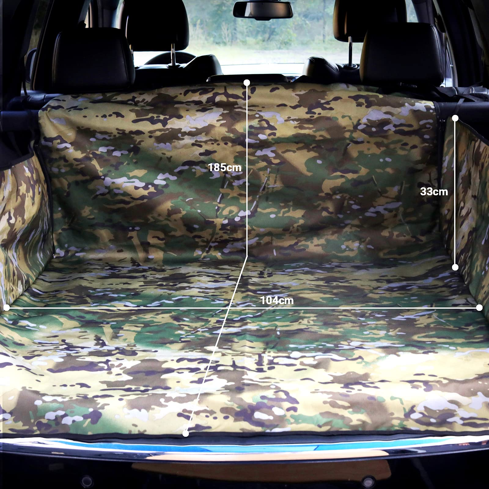 kingcamp-suv-cargo-liner-for-dogs-waterproof-car-trunk-mat-with-bumper-protectio image 4
