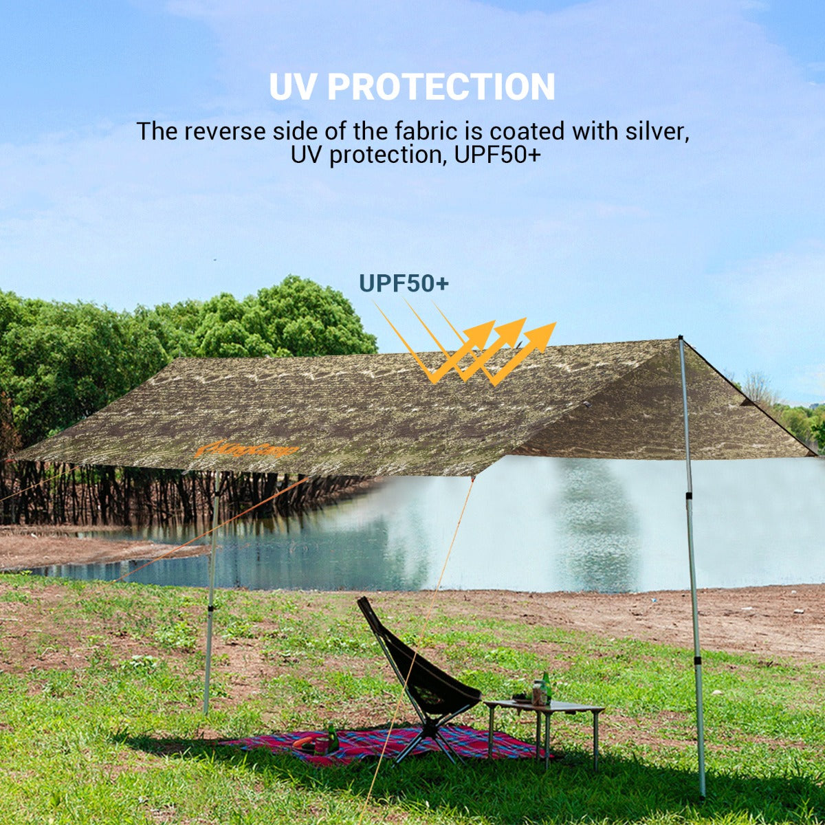 kingcamp-upf50-lightweight-tent-tarp-hammock-shade image 7