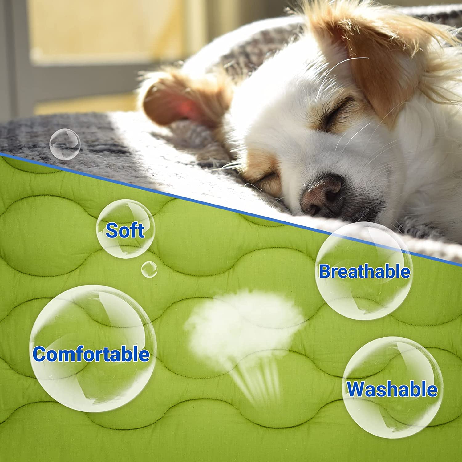 kingcamp-washable-dog-pad-mat-soft-foam-pet-bed image 6