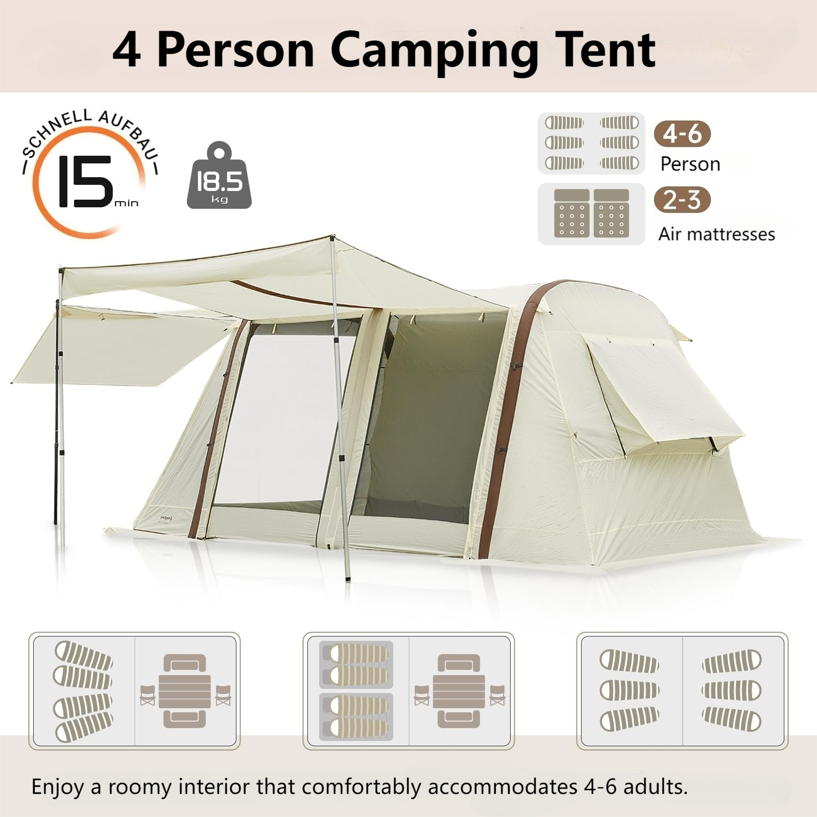 kingcamp-nuova-air-4-6-person-inflatable-camping-tent image 3