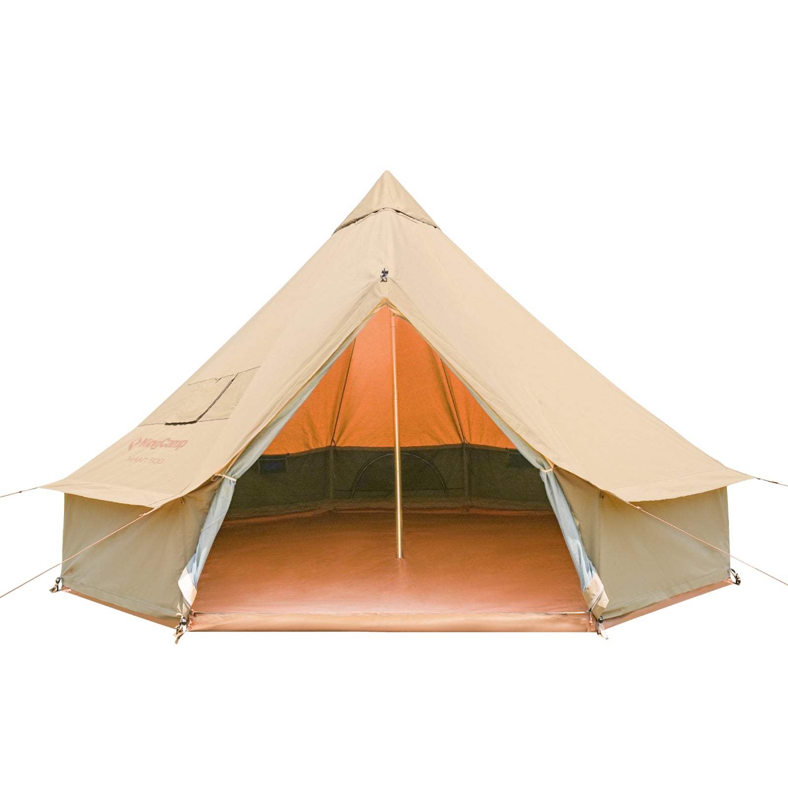 kingcamp-khan-340gsm-tc-canvas-4-season-bell-tent-heavy-duty-glamping-shelter image 2