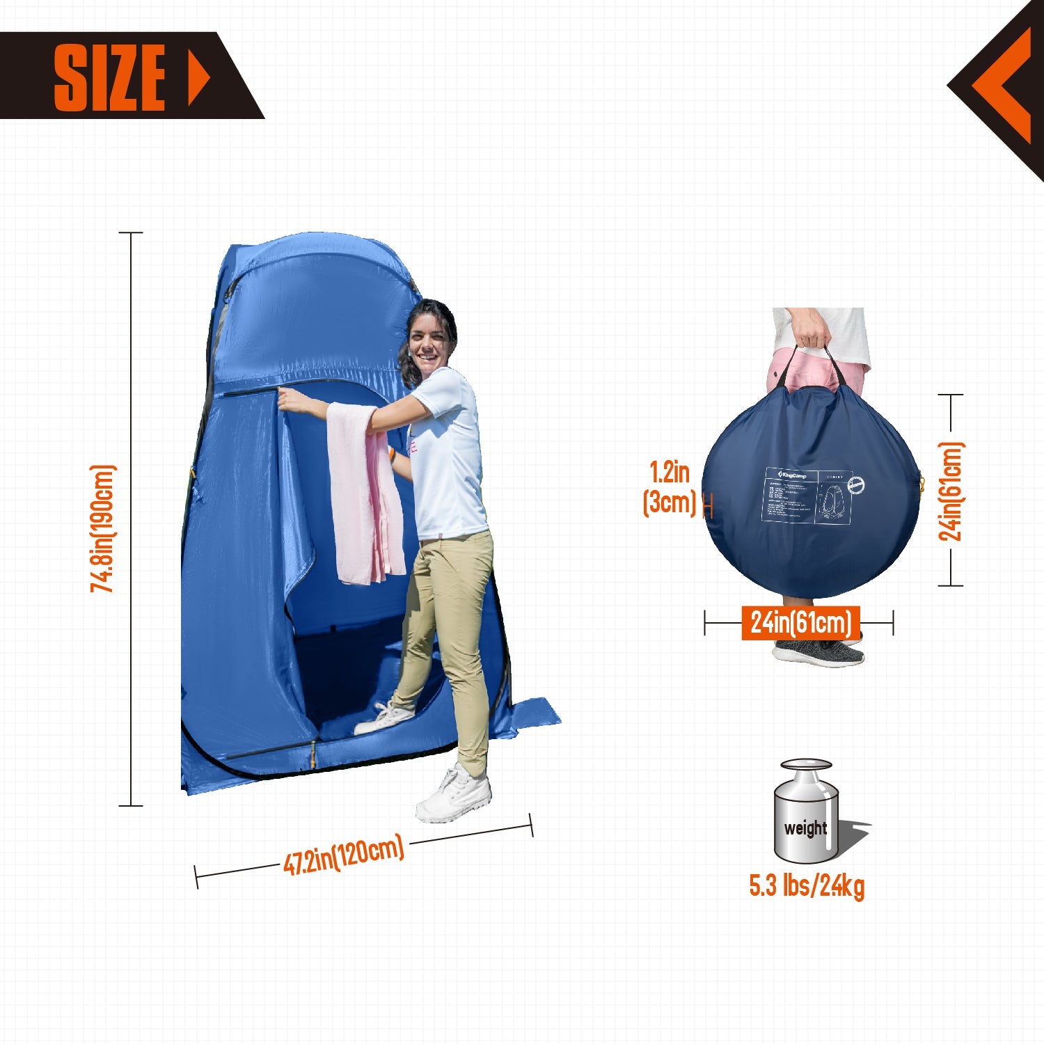 kingcamp-como-portable-shower-privacy-tent image 4