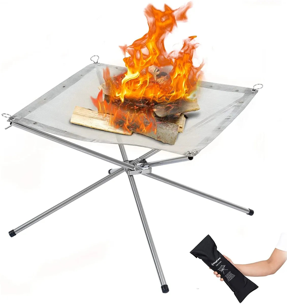 kingcamp-stainless-steel-bonfire-rack image 1