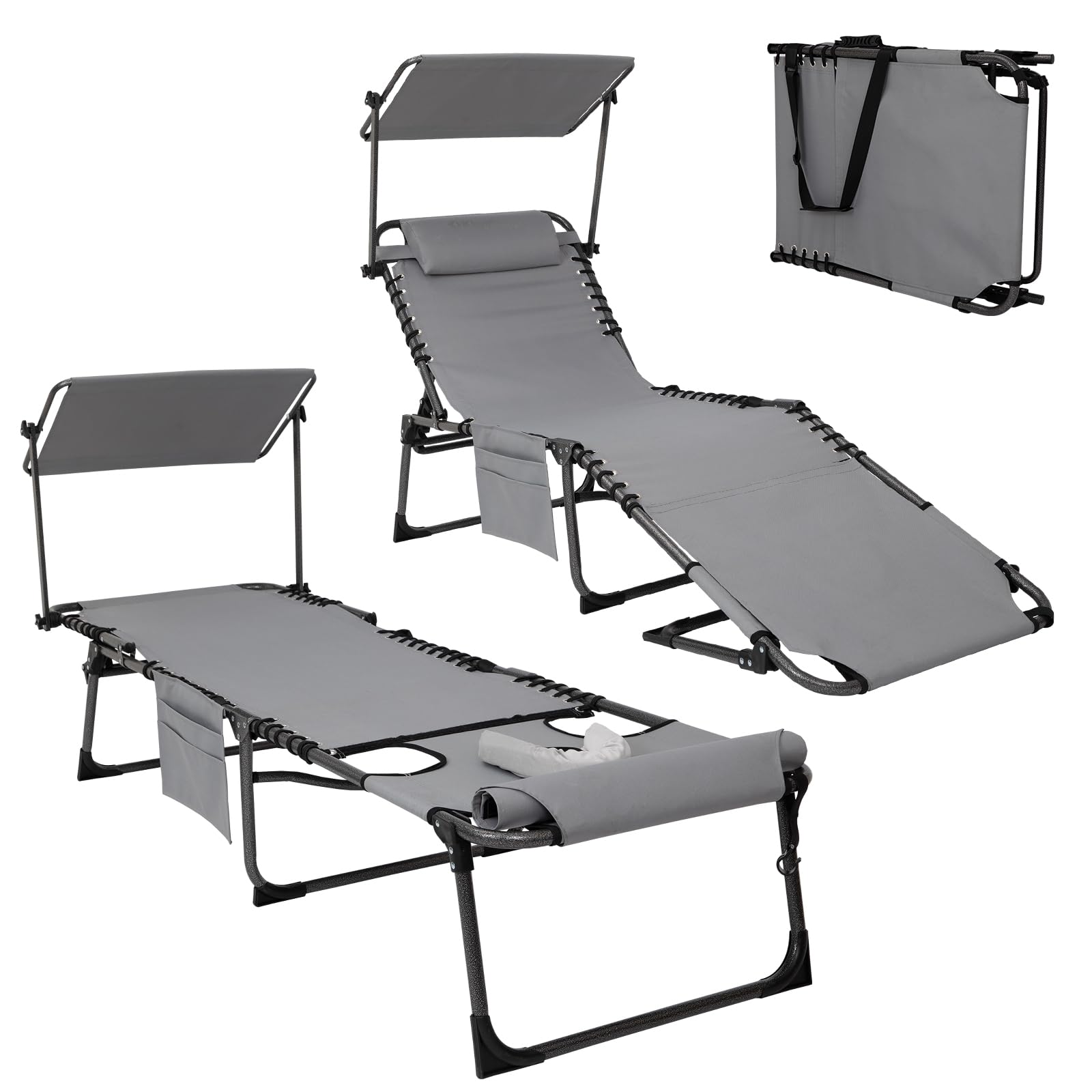 kingcamp-magnolia-b10-plus-backpack-chaise-lounge-with-adjustable-canopy-and-fac image 1