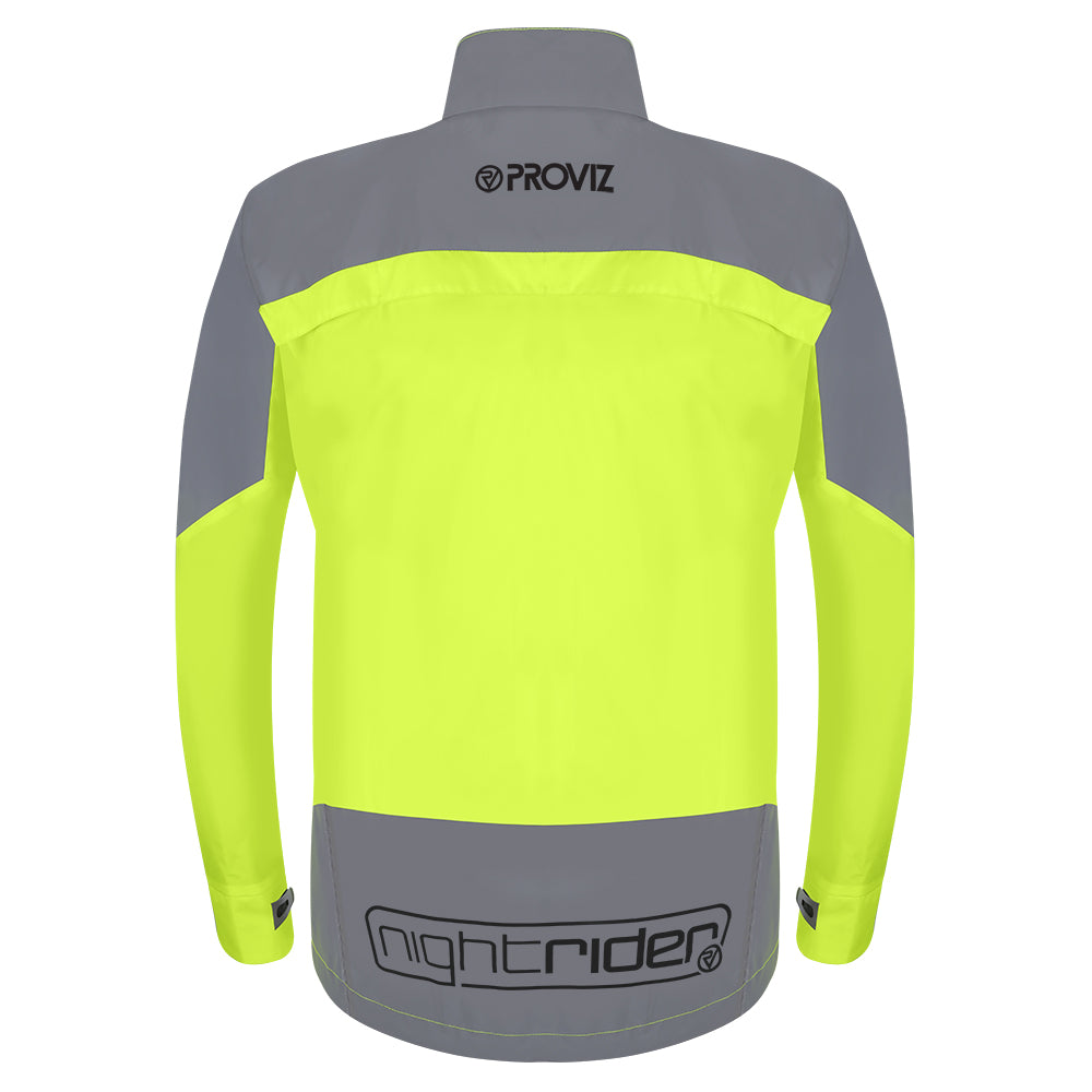 proviz-nightrider-men-s-reflective-waterproof-cycling-jacket image 2