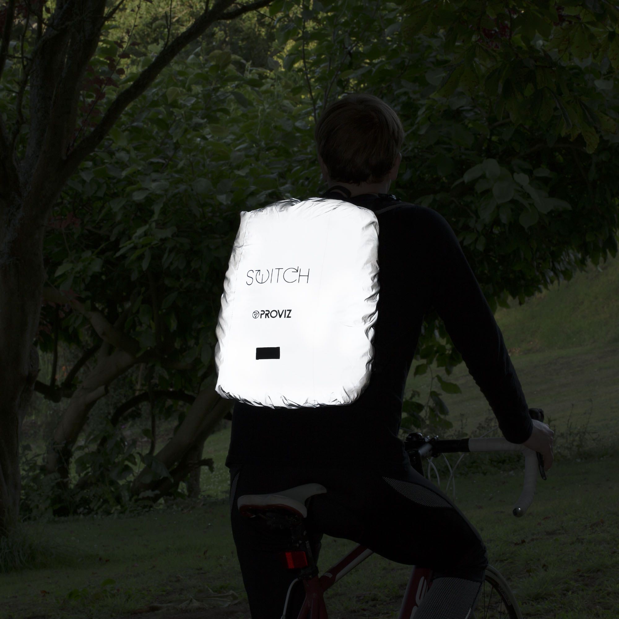 proviz-reflective-reversible-waterproof-backpack-cover image 5