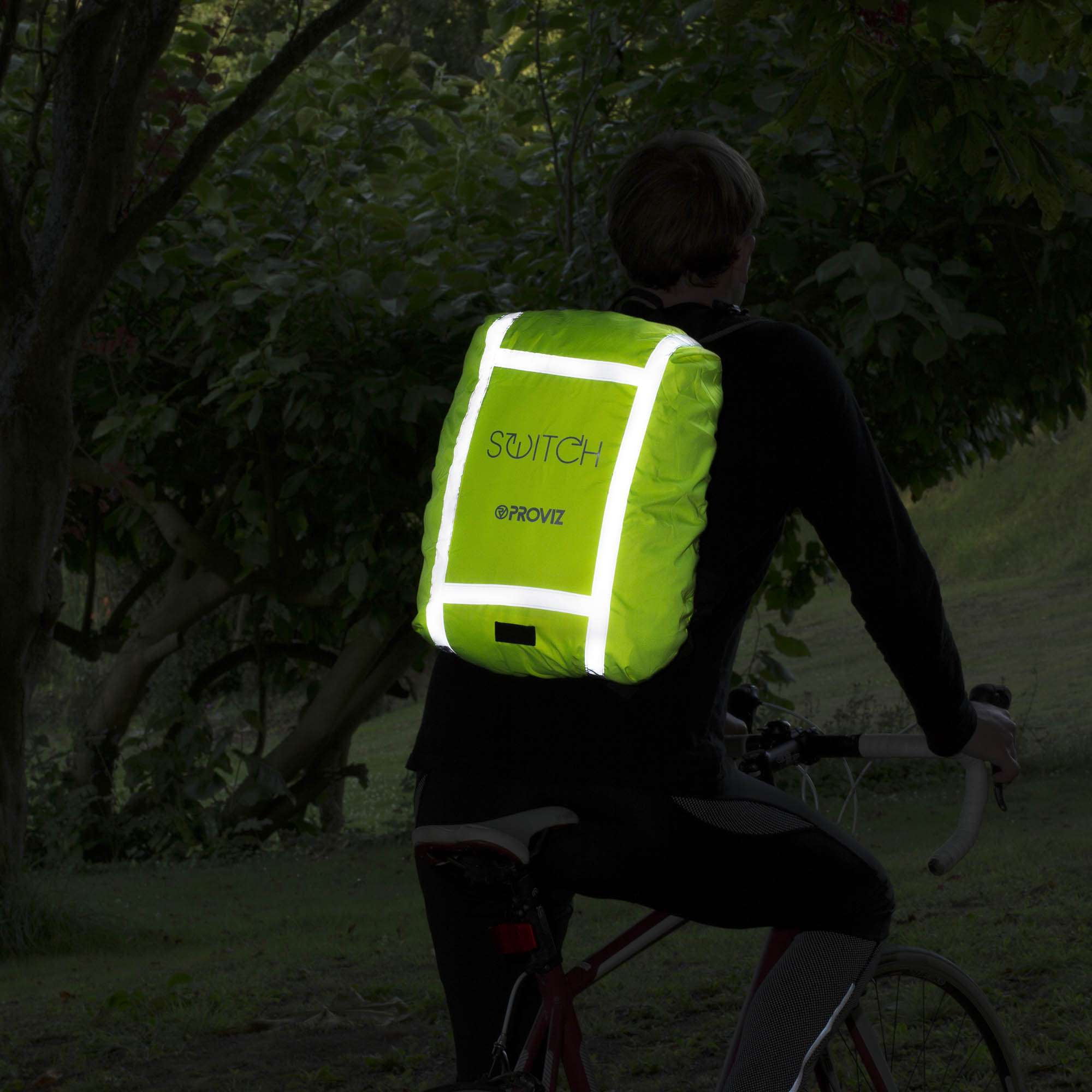 proviz-reflective-reversible-waterproof-backpack-cover image 6