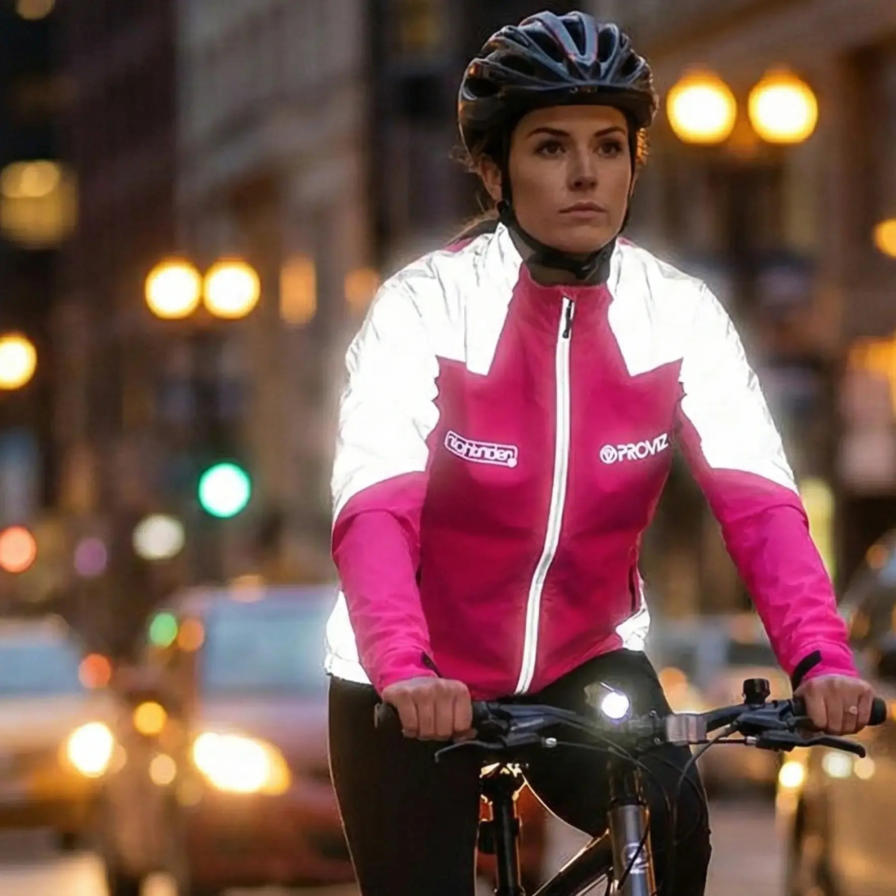 proviz-women-s-reflective-waterproof-cycling-jacket image 5