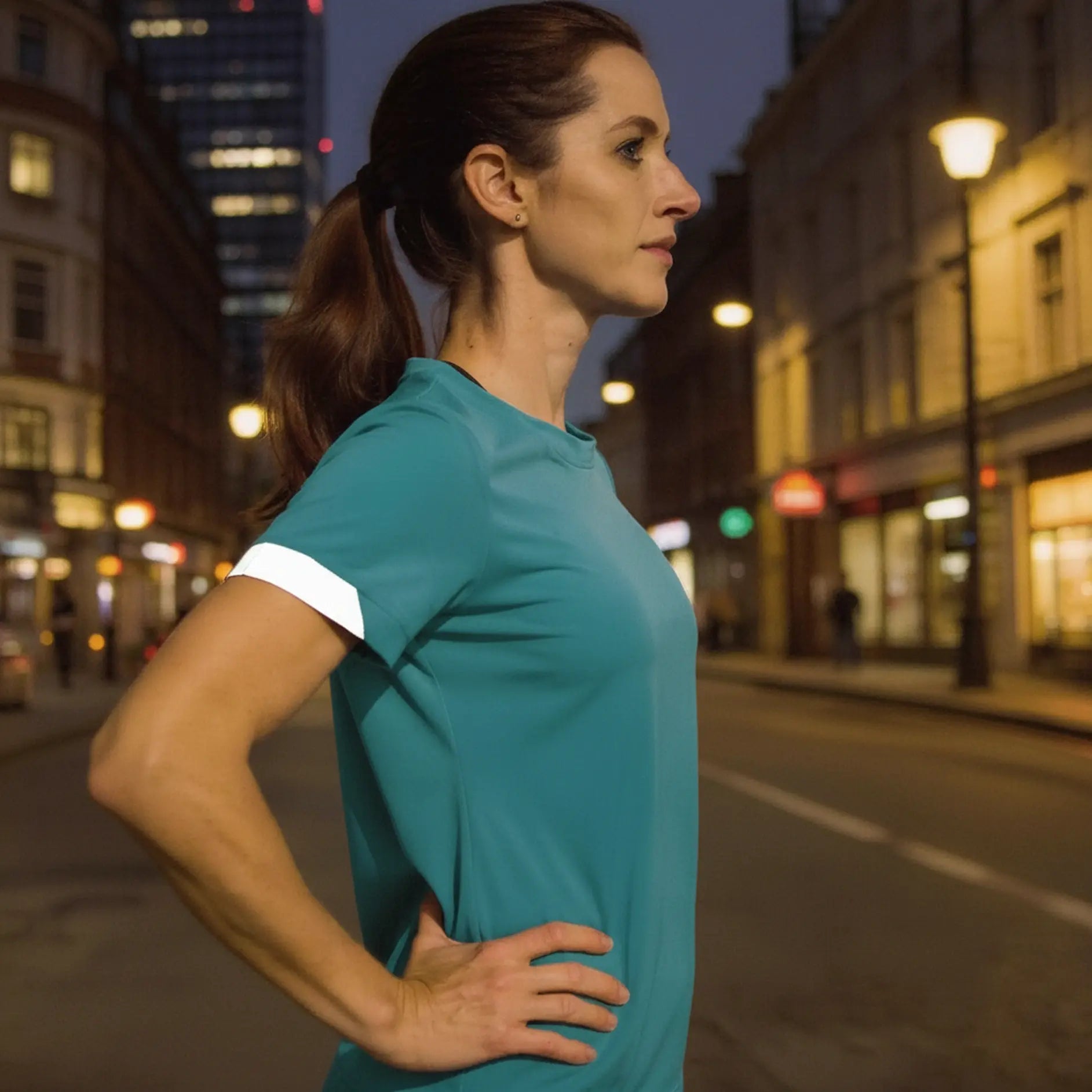 proviz-women-s-performance-t-shirt-with-reflective-cuff image 8