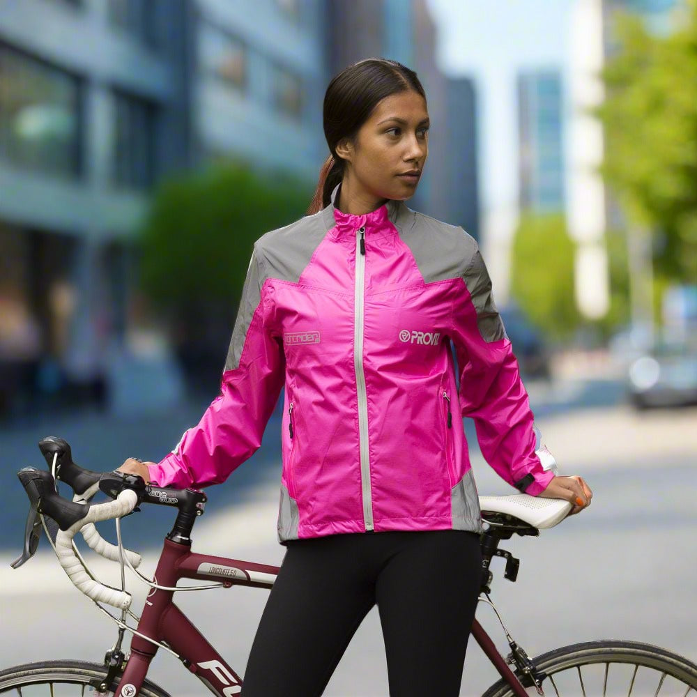 proviz-women-s-reflective-waterproof-cycling-jacket image 8