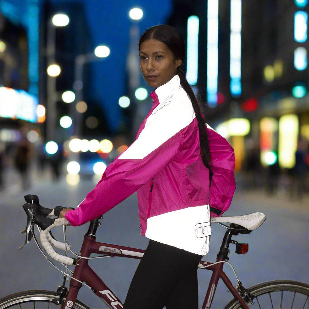 proviz-women-s-reflective-waterproof-cycling-jacket image 7