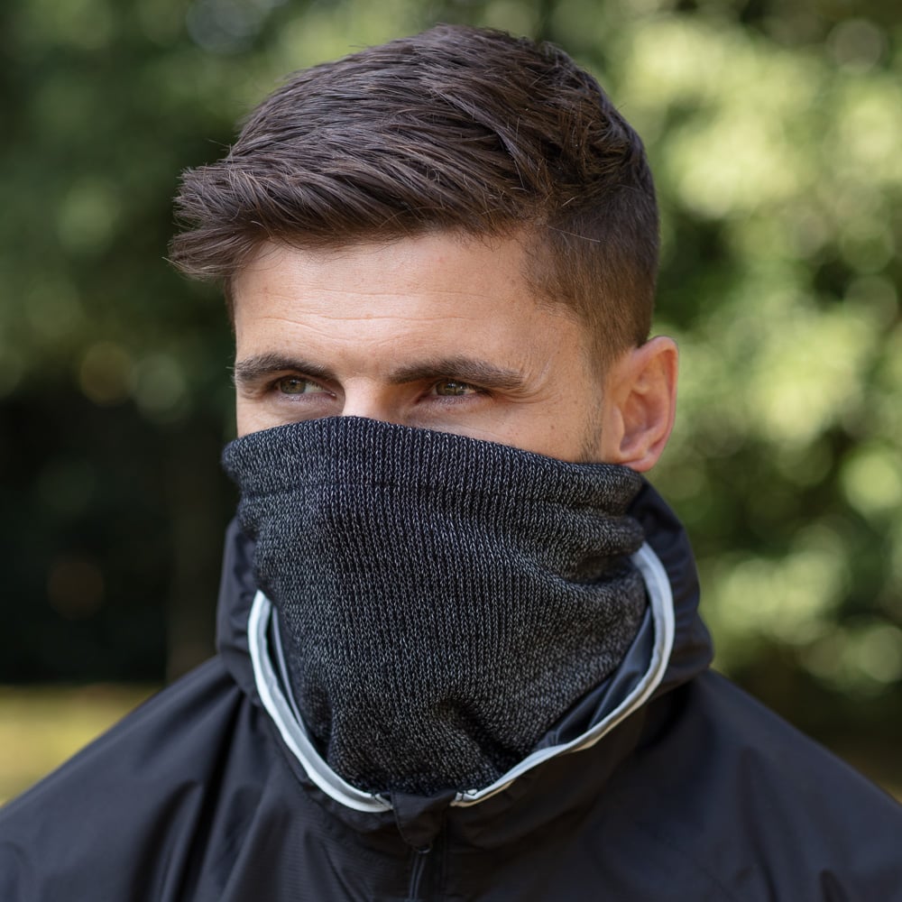 proviz-black-reflective-fleece-lined-neck-warmer image 3