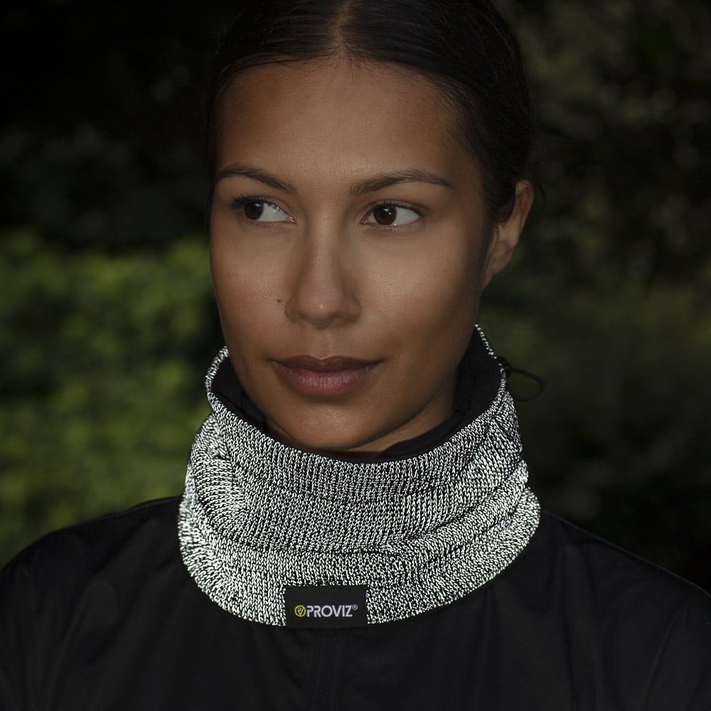 proviz-black-reflective-fleece-lined-neck-warmer image 6