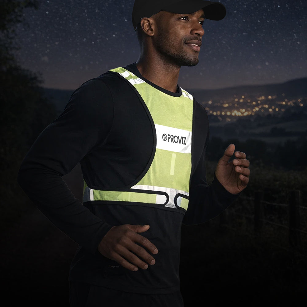 proviz-hi-viz-running-vest-adjustable-reflective-mesh image 3