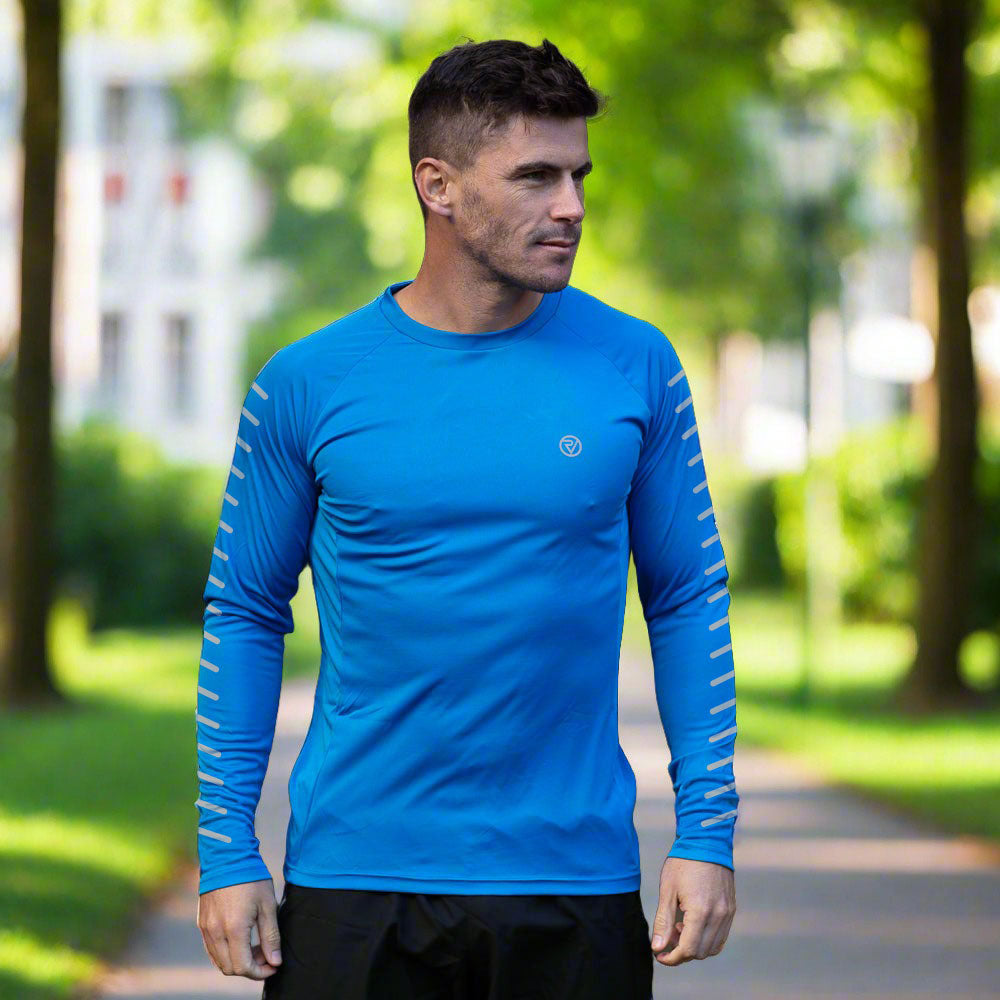 proviz-men-s-long-sleeve-reflective-striped-top image 8