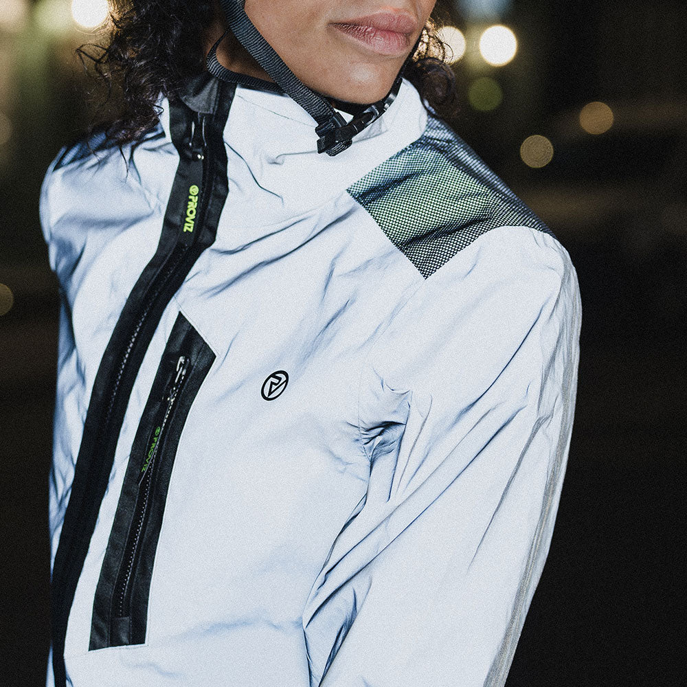 proviz-city-women-s-100-reflective-waterproof-commuter-cycling-jacket image 7