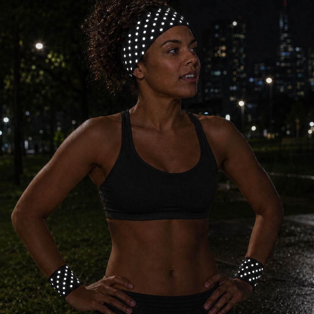 proviz-reflective-polka-dot-running-wristbands image 7