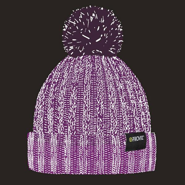 proviz-reflective-fleece-lined-bobble-beanie image 2