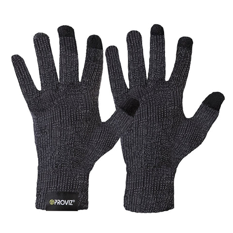 proviz-reflective-warm-knit-gloves image 1