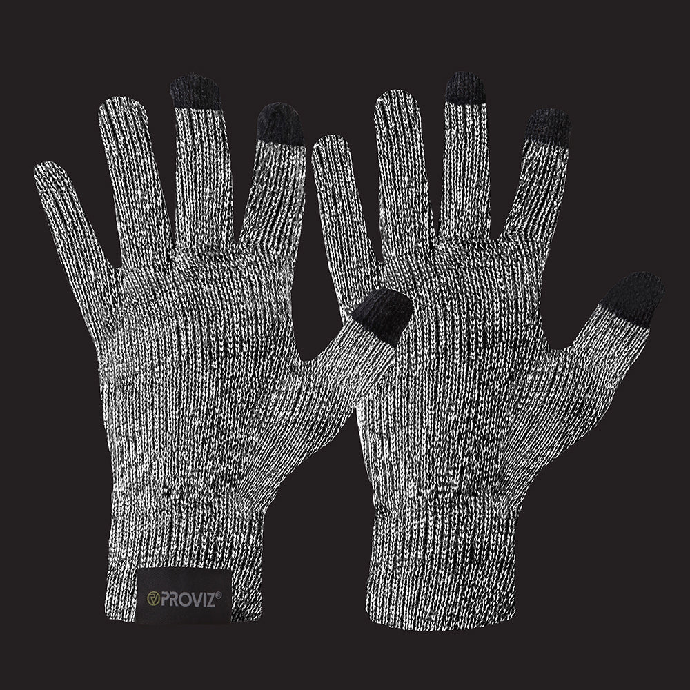 proviz-reflective-warm-knit-gloves image 3