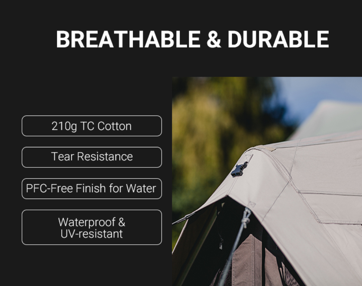 kingcamp-khan-palace-10-12-person-glamping-tent-4-season-poly-cotton image 4