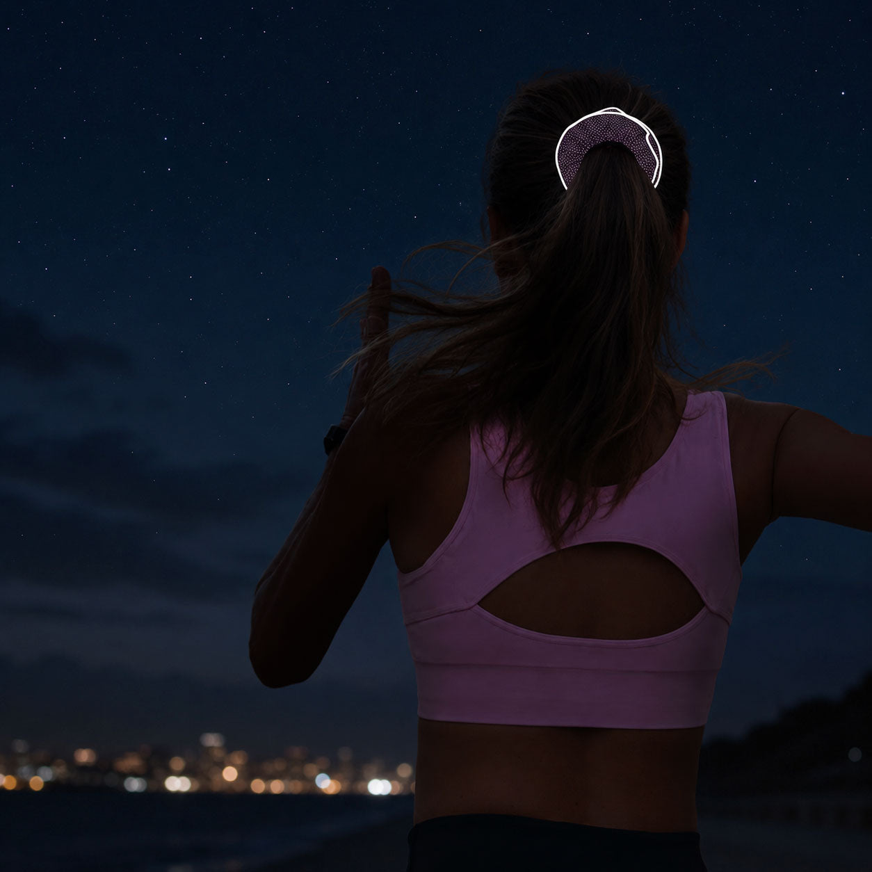 proviz-reflective-hair-scrunchie image 4