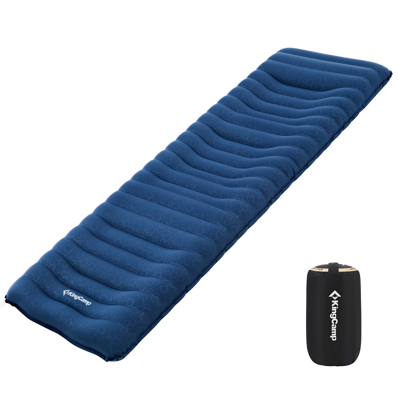 kingcamp-5-5-inch-thick-air-sleeping-pad-with-pillow-insulated-camping-mat image 1