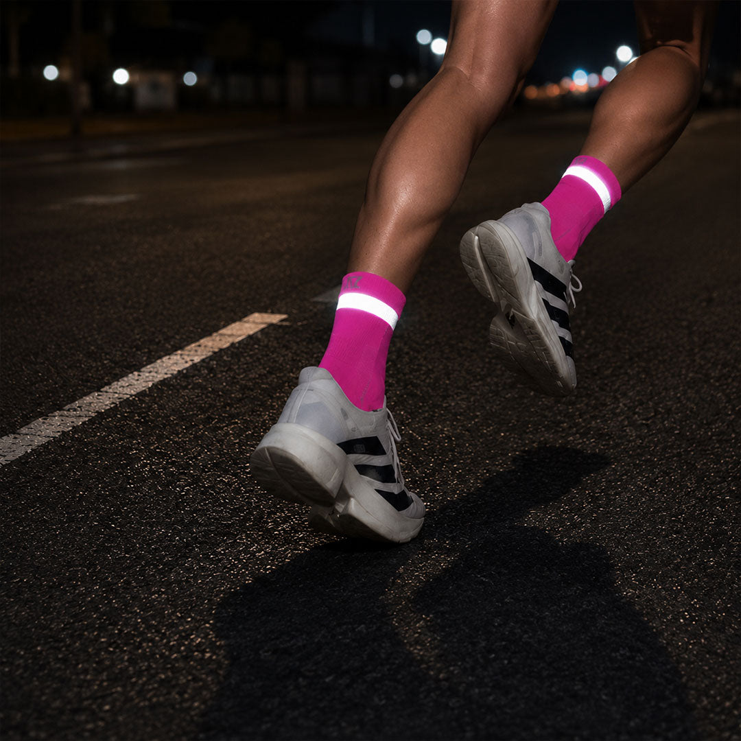 proviz-short-running-socks-with-reflective-cuff image 4