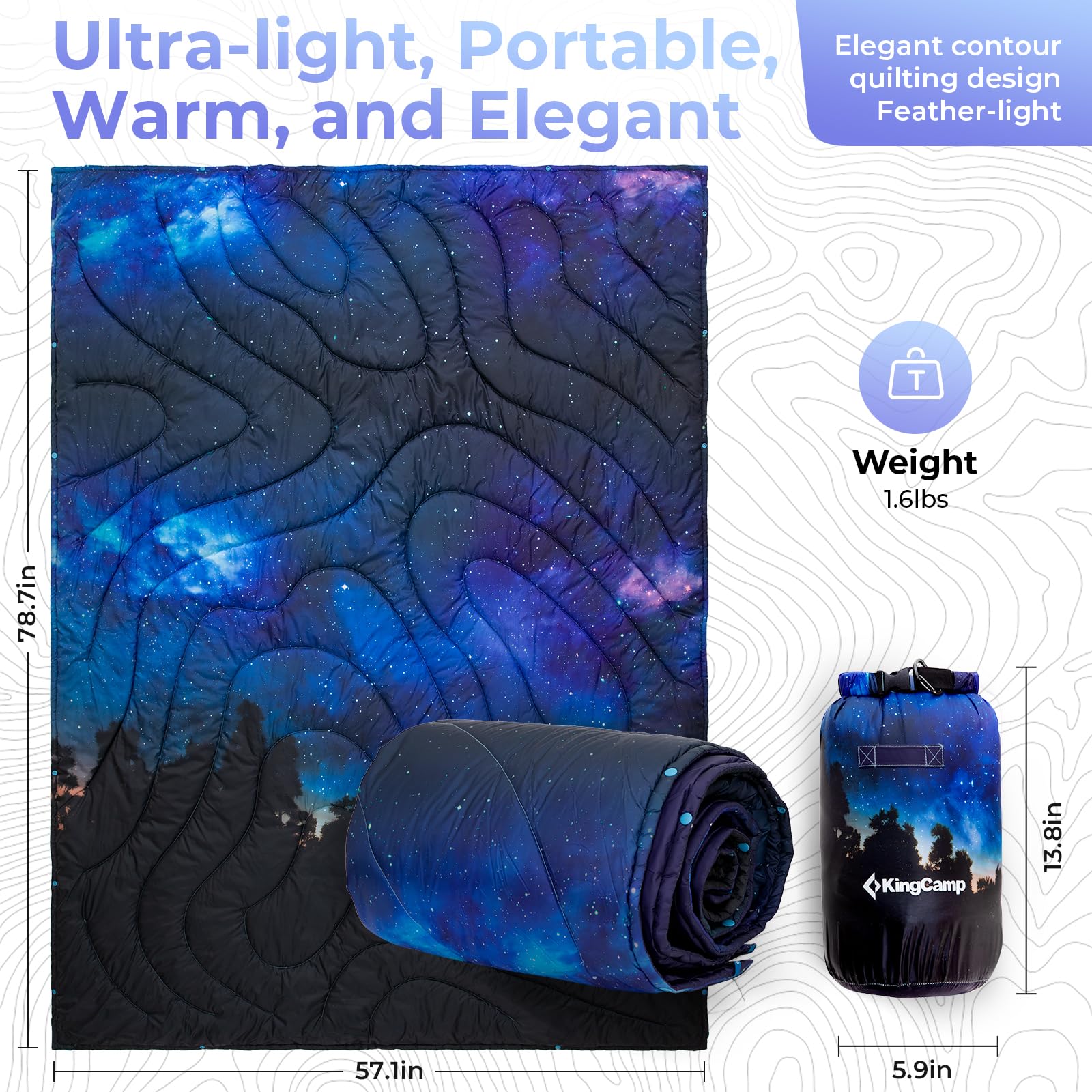 kingcamp-blanket-smart-150-xl-lightweight-camping-blanket image 5