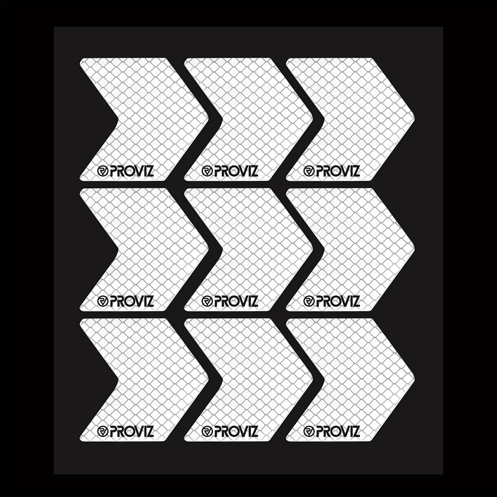 proviz-reflective-stickers-9-pack-for-bike-helmet-more image 2