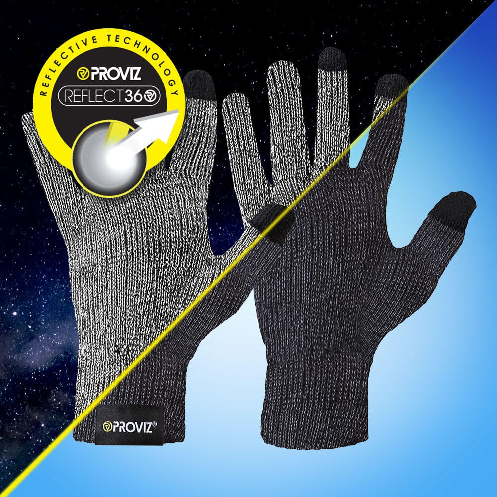 proviz-reflective-warm-knit-gloves image 7