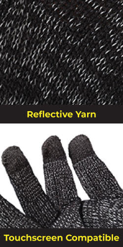 proviz-reflective-warm-knit-gloves image 6