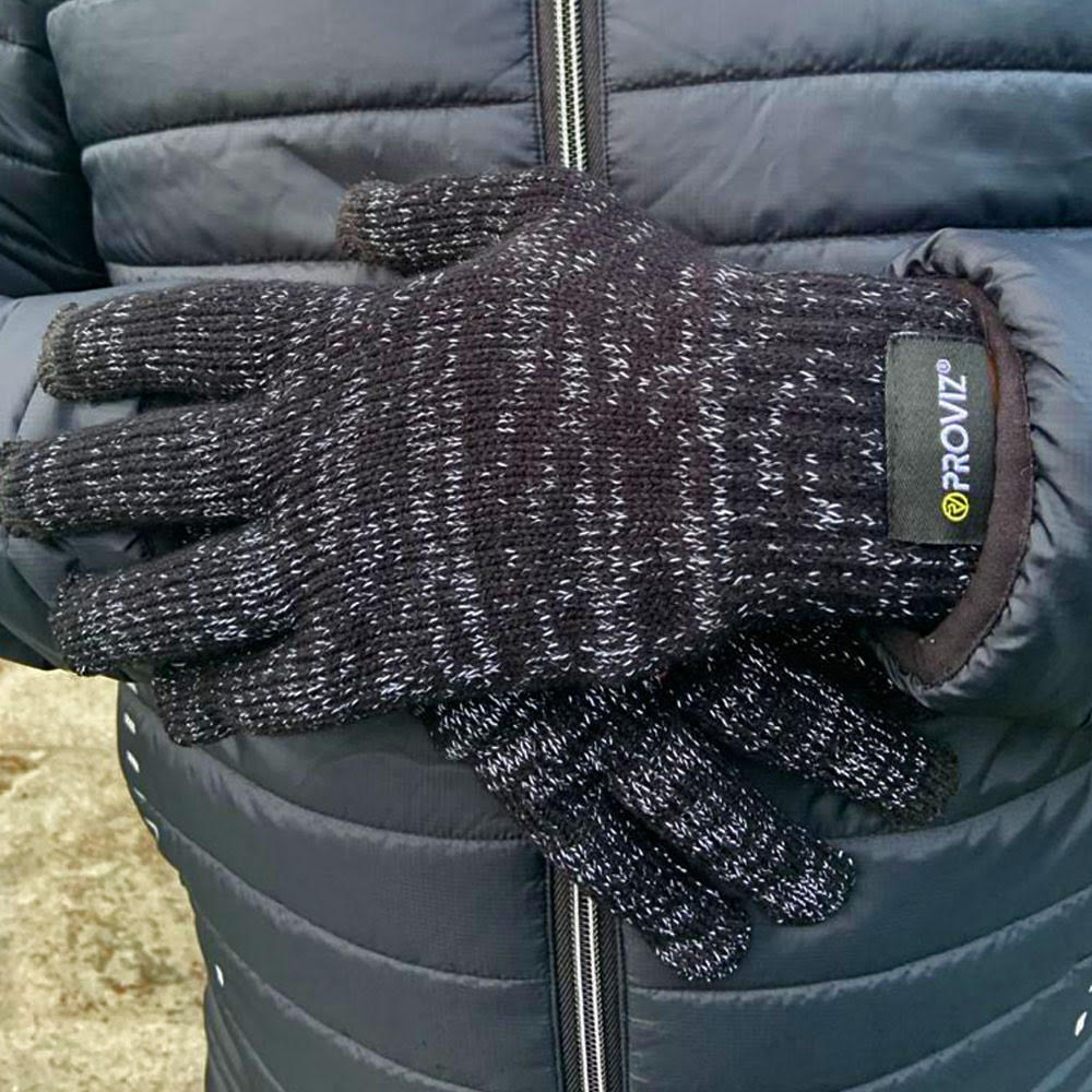 proviz-reflective-warm-knit-gloves image 4