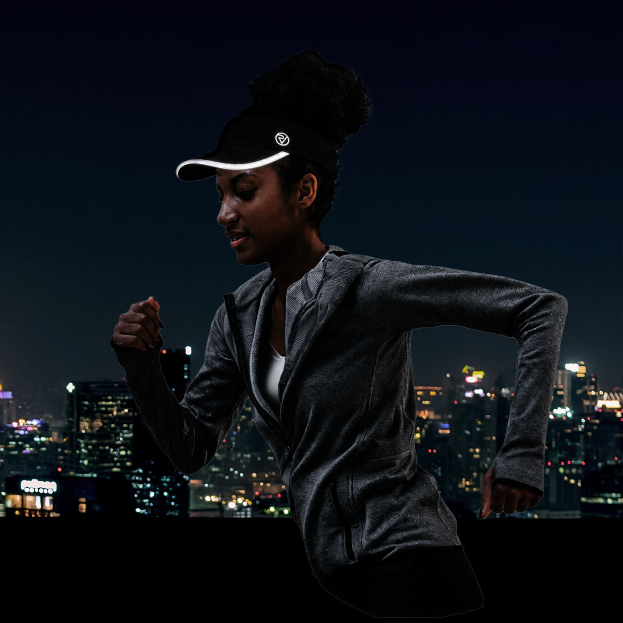 proviz-reflective-breathable-graphite-running-visor image 6
